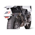 QD Exhaust Tri-cone Titanium/Carbon Slip-on Exhaust for the Ducati DesertX
